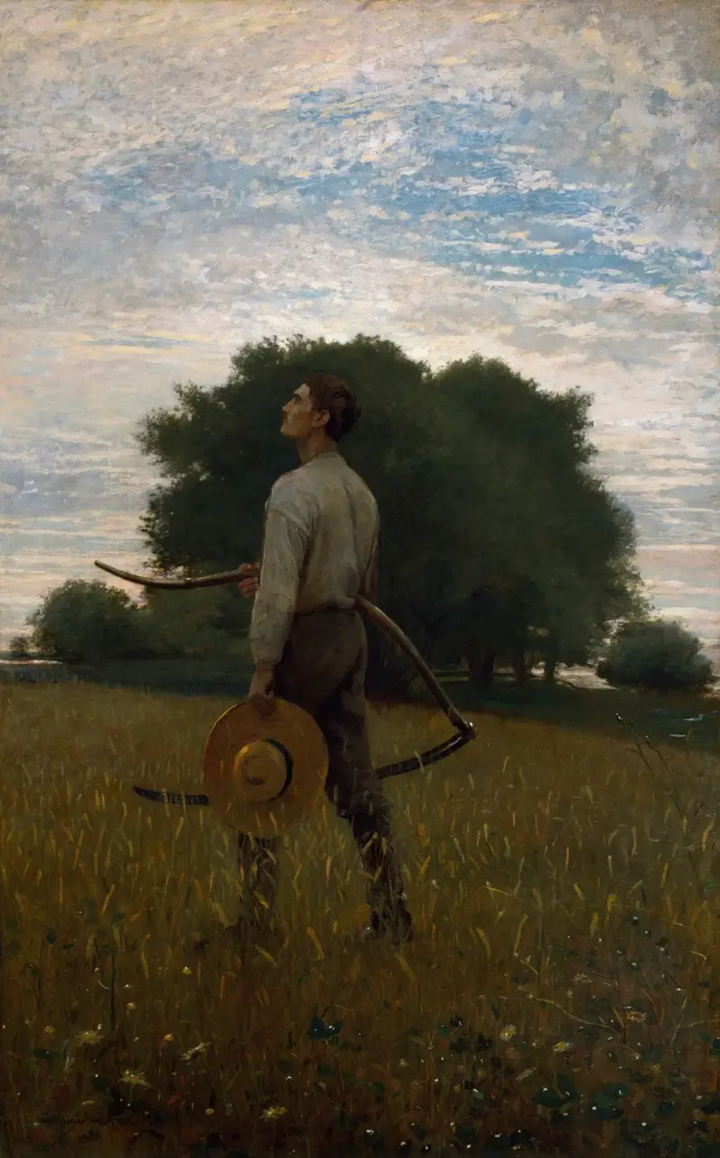 Gesang der Lerche von Winslow Homer