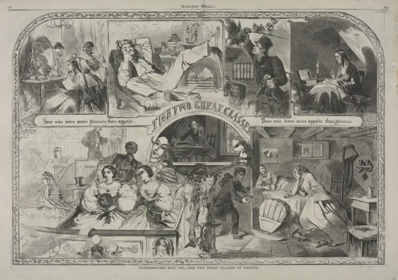 Thanksgiving Day, 1860 – The Two Great Classes of Society av Winslow Homer