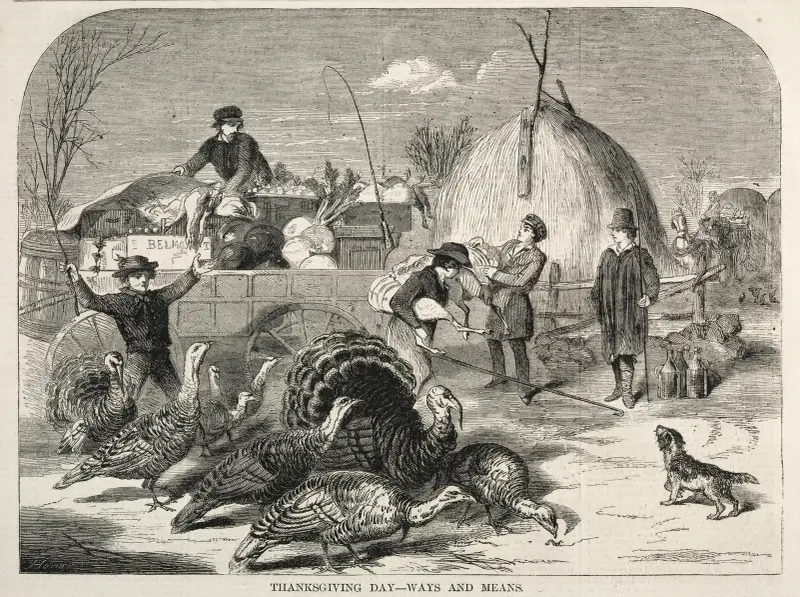 Dzień Dziękczynienia – Sposoby i środki, Winslow Homer