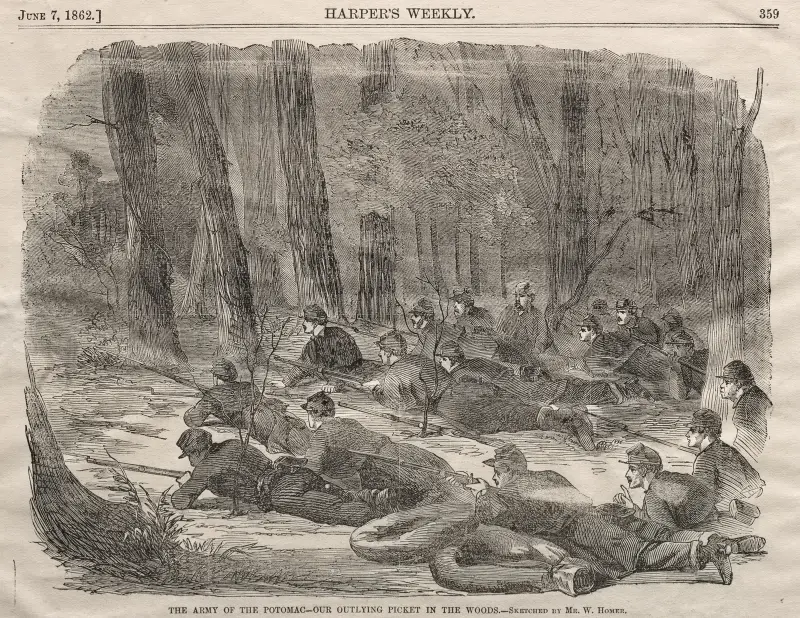 Potomacarmén – vår förpost i skogen av Winslow Homer