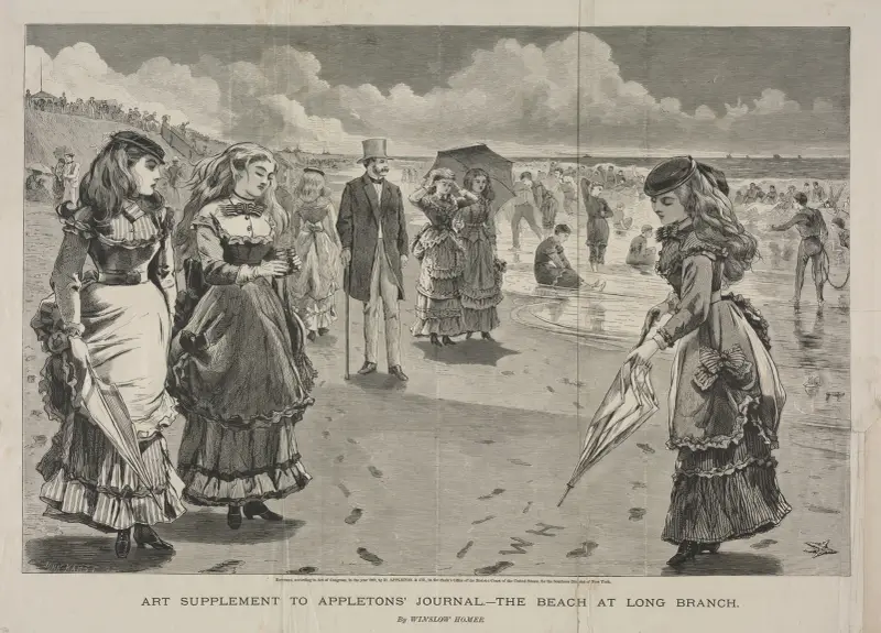 Plaża w Long Branch, 1869 – Nr. 1, Winslow Homer