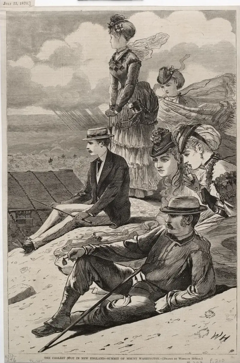 Den svalaste platsen i New England – Mount Washingtons topp av Winslow Homer