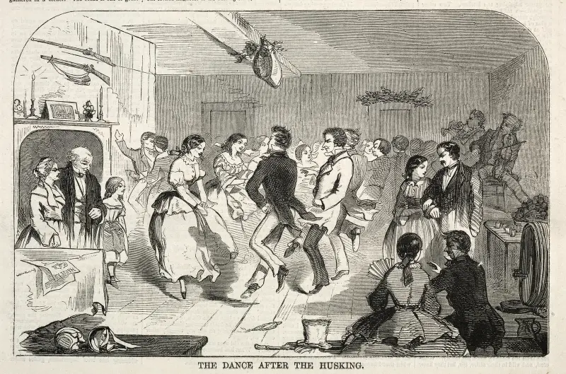 Dansen efter majsflätningen av Winslow Homer