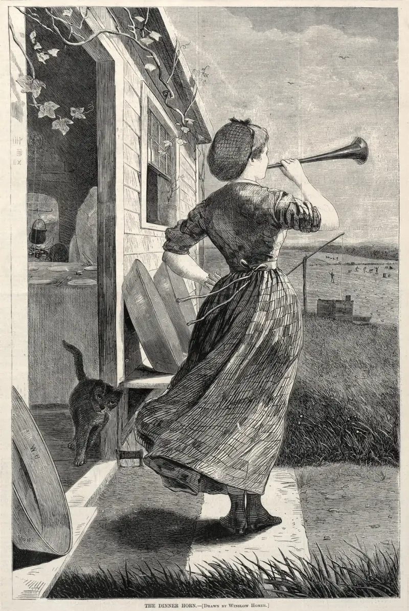 Middagshornet, 1870 – nr 2 av Winslow Homer