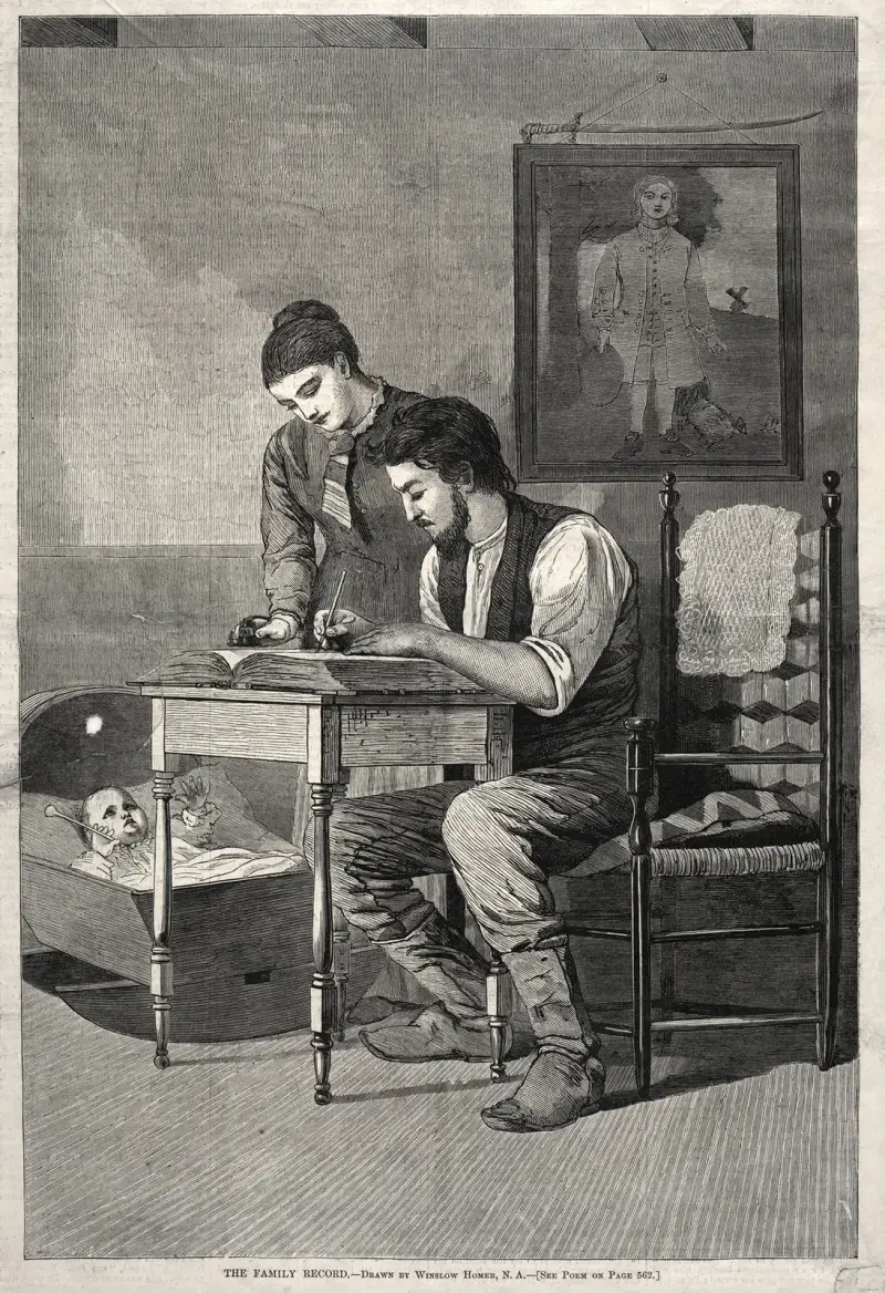 The Family Record av Winslow Homer