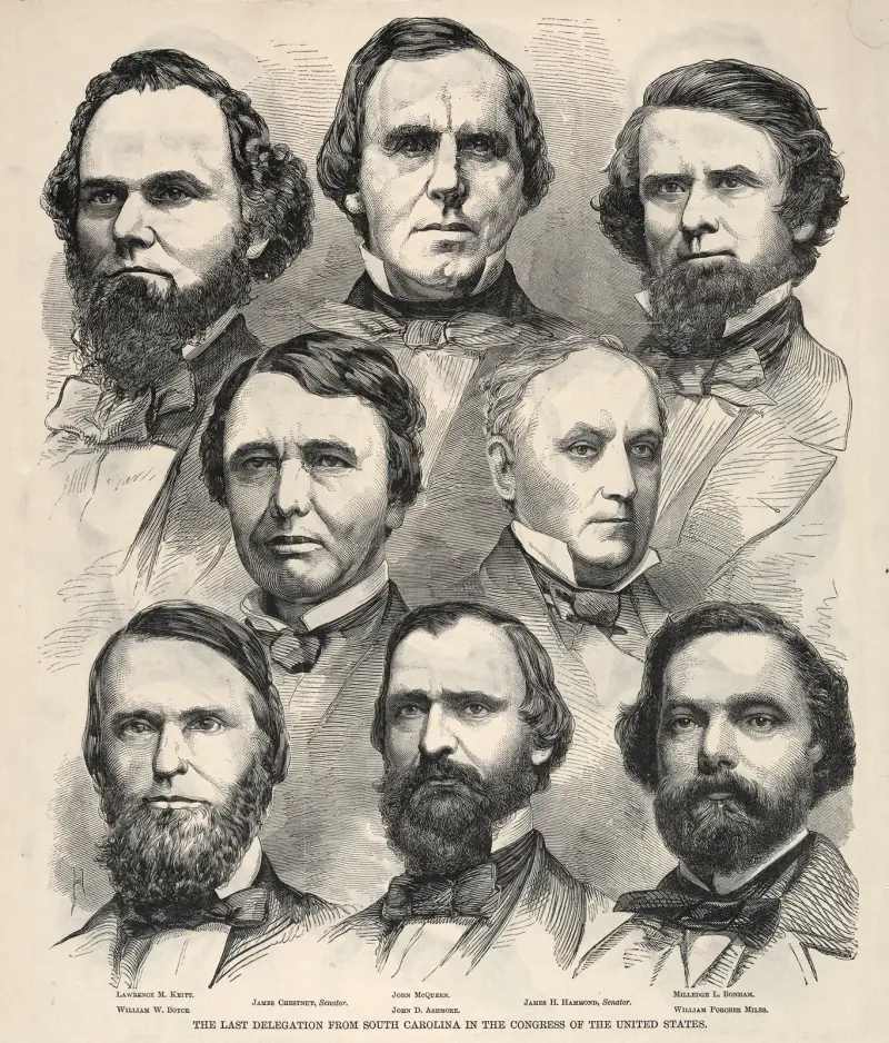 Den sista delegationen från South Carolina i USA:s kongress av Winslow Homer