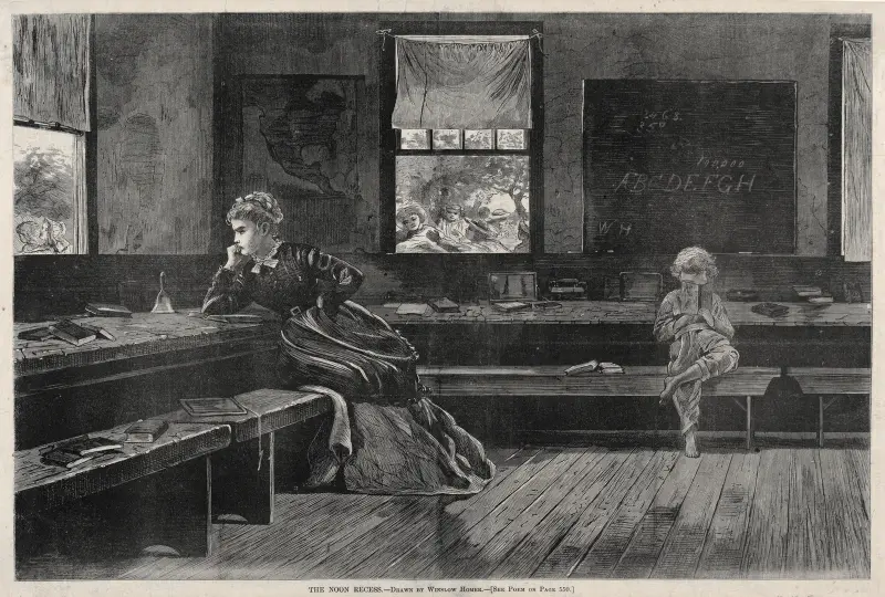 Polední přestávka, Winslow Homer