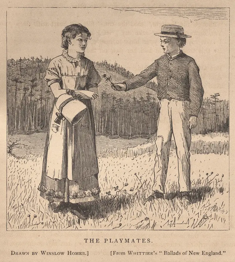 The Playmates av Winslow Homer