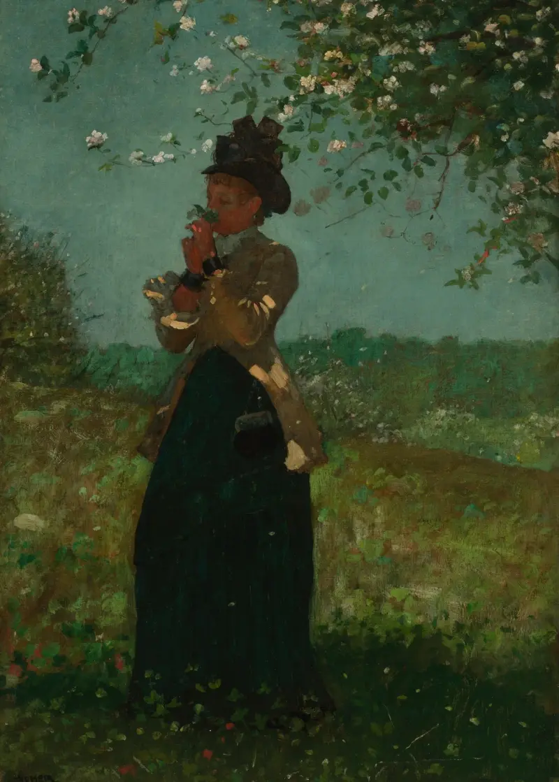 Żółta kurtka, Winslow Homer