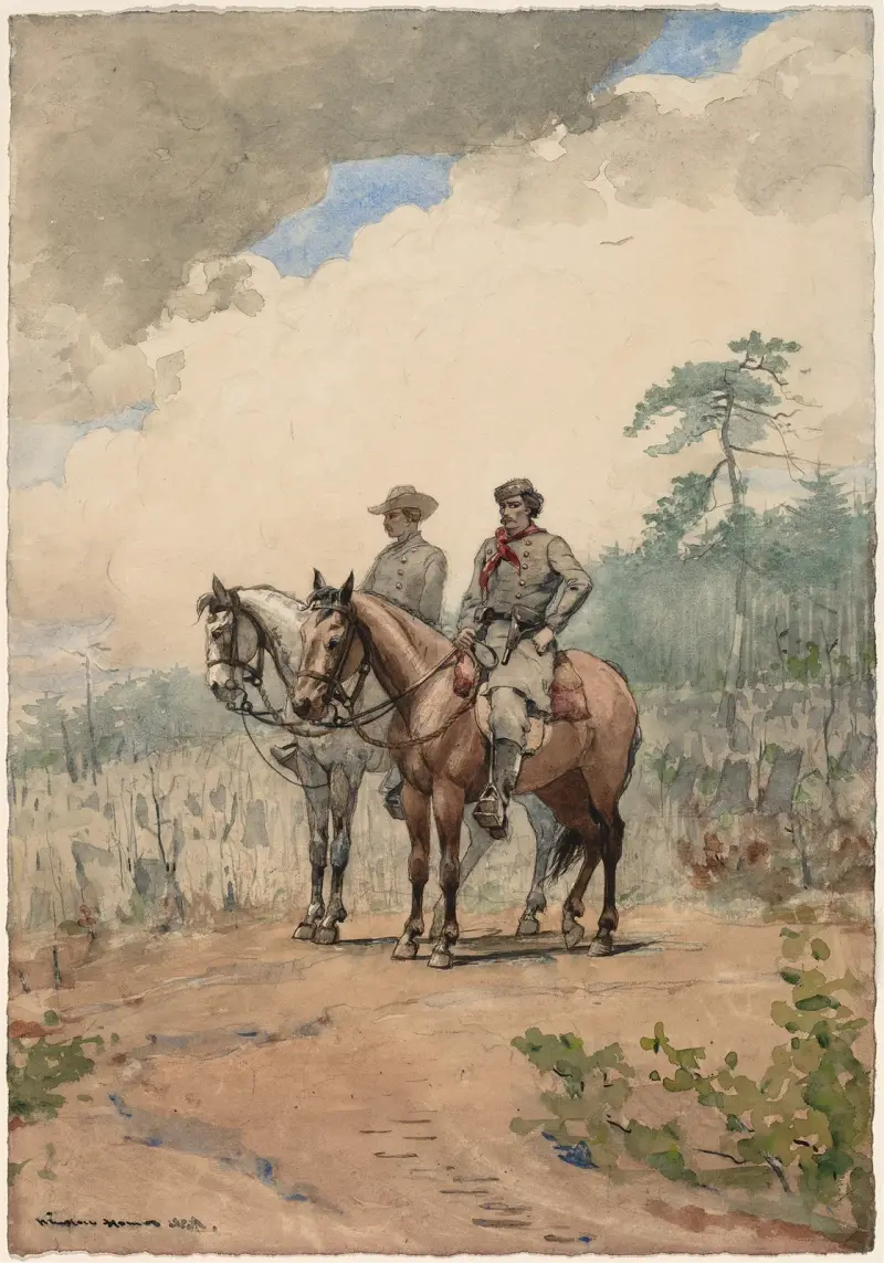 Two Scouts av Winslow Homer