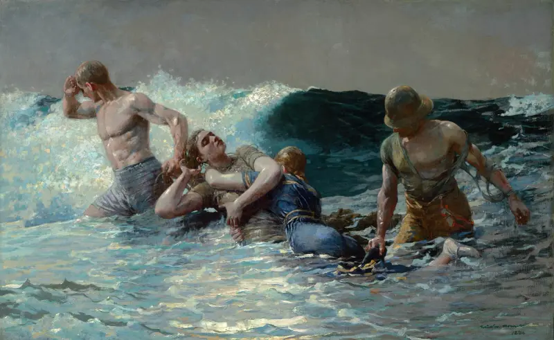 Unterströmung von Winslow Homer