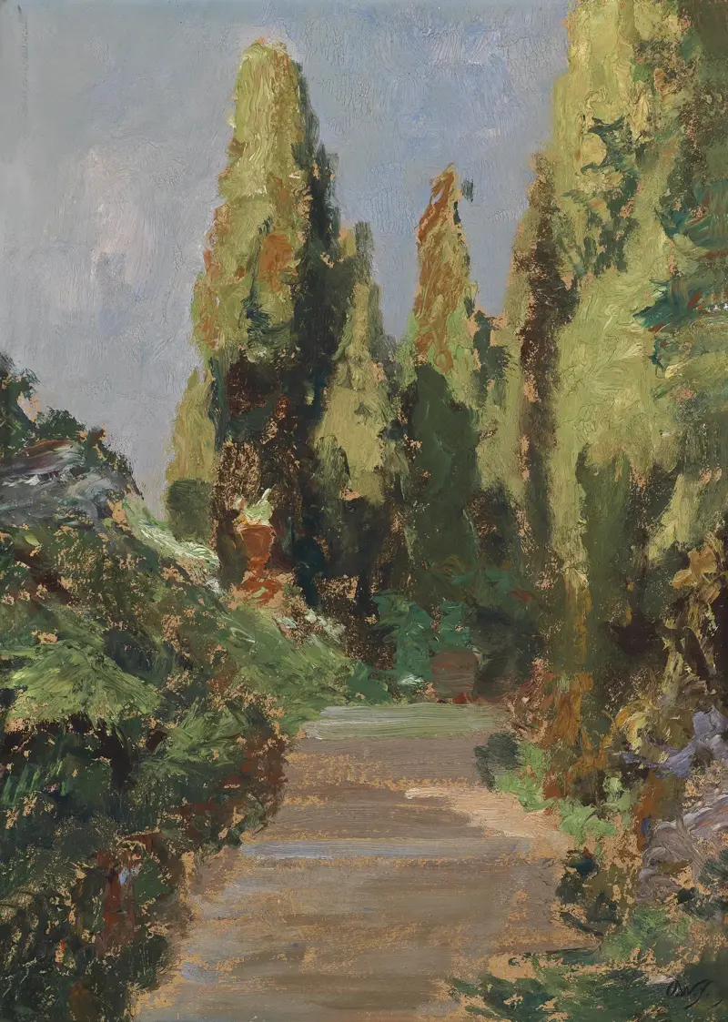 Parklandschaft av Olga Wisinger-Florian