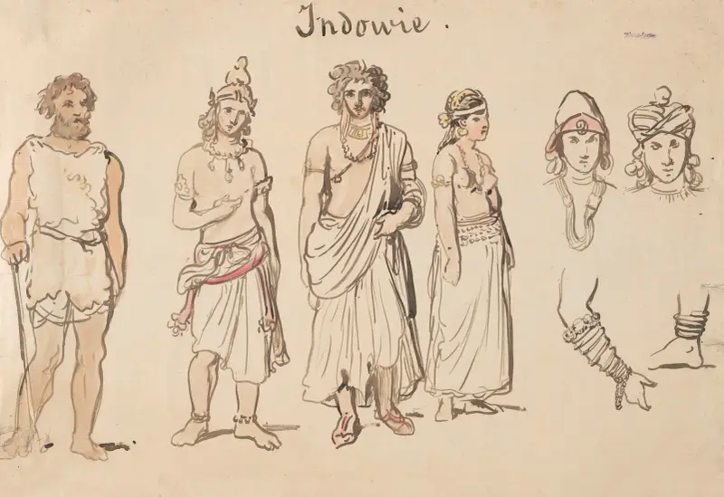 Indische Gewänder von Wojciech Gerson