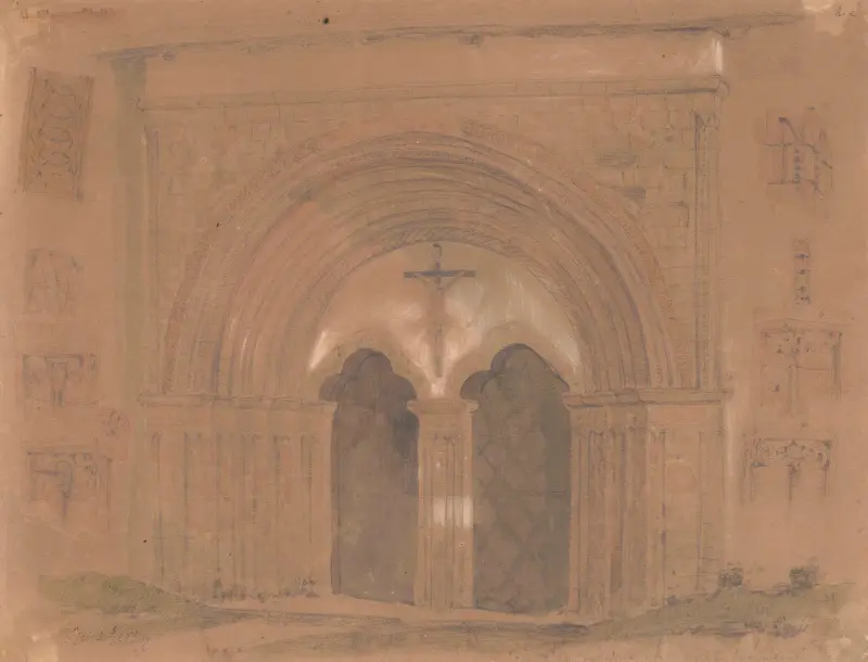 Portal kościoła dominikanów św. Jakuba w Sandomierzu i studia szczegółów rzeźby, Wojciech Gerson