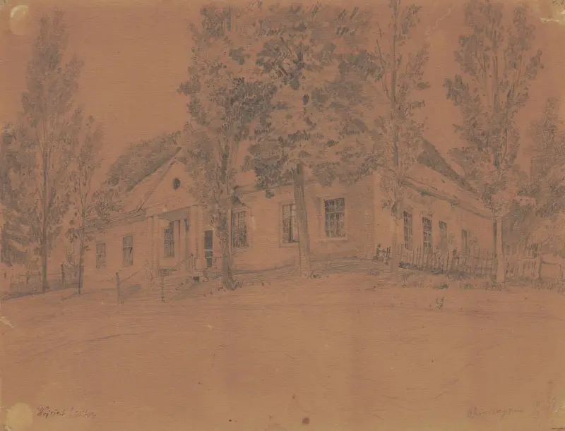 Stary dwór w Chruszczynie av Wojciech Gerson