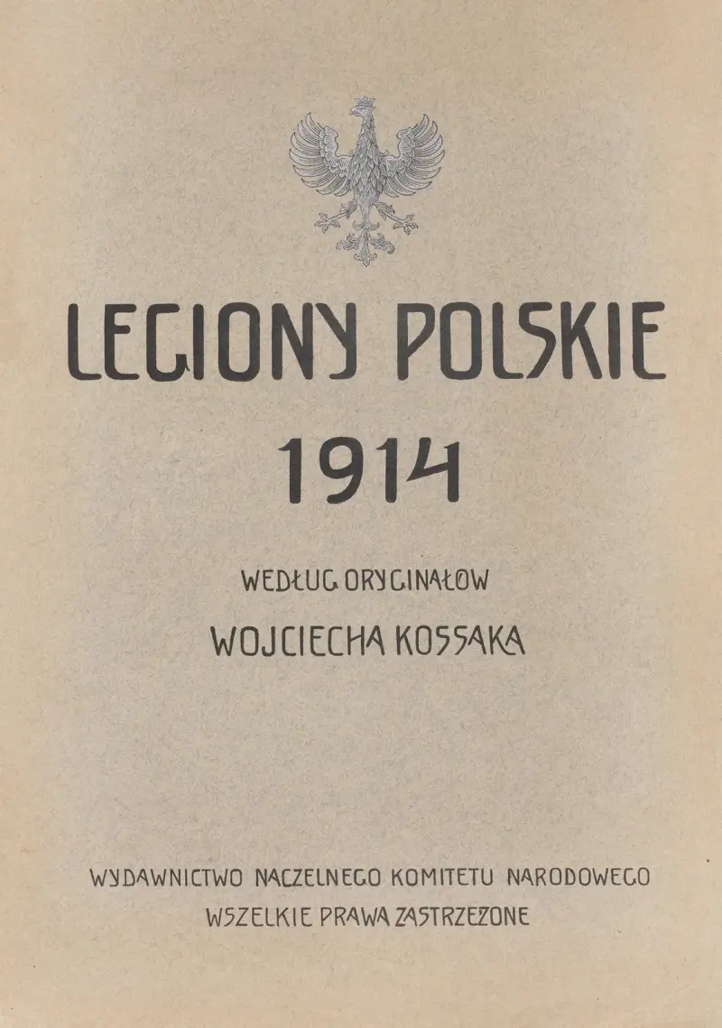 Polska legionerna 1914 – omslag av Wojciech Kossak