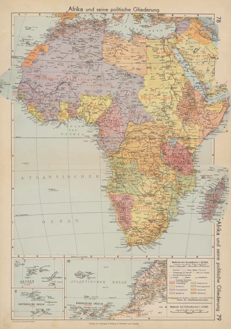 Afrika och dess politiska indelning av Wolfgang Preuss