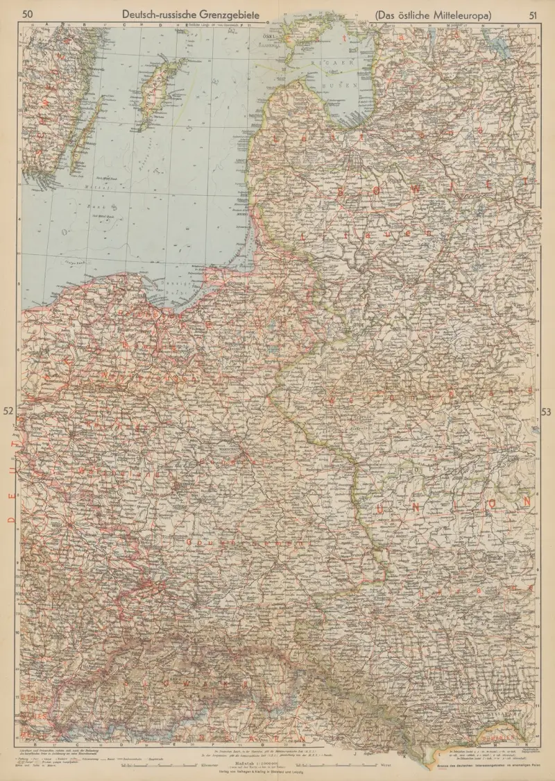 Tysk-ryska gränsområden (Det östra Centraleuropa) av Wolfgang Preuss