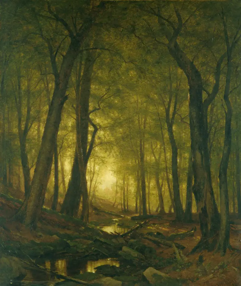 Abend im Walde von Worthington Whittredge