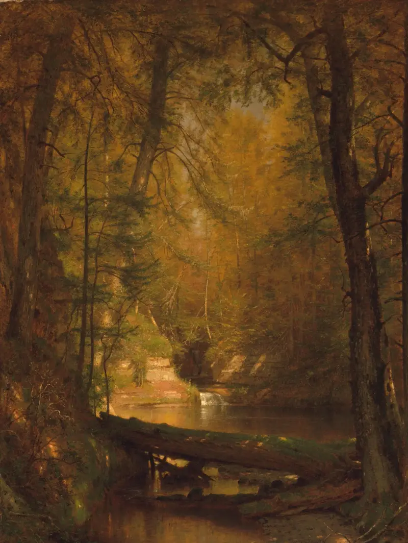 Sadzawka z pstrągami, Worthington Whittredge