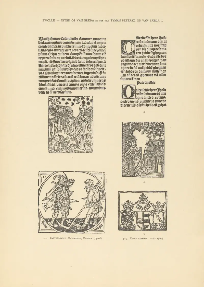 L’art typographique dans les Pays-Bas pendant les années 1500 à 1540 Pl.130 av Wouter Nijhoff