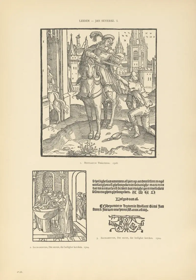 L’art typographique dans les Pays-Bas pendant les années 1500 à 1540 Pl.092 av Wouter Nijhoff