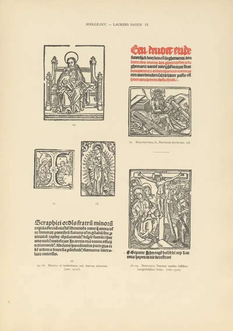 L’art typographique dans les Pays-Bas pendant les années 1500 à 1540 Pl.030 av Wouter Nijhoff