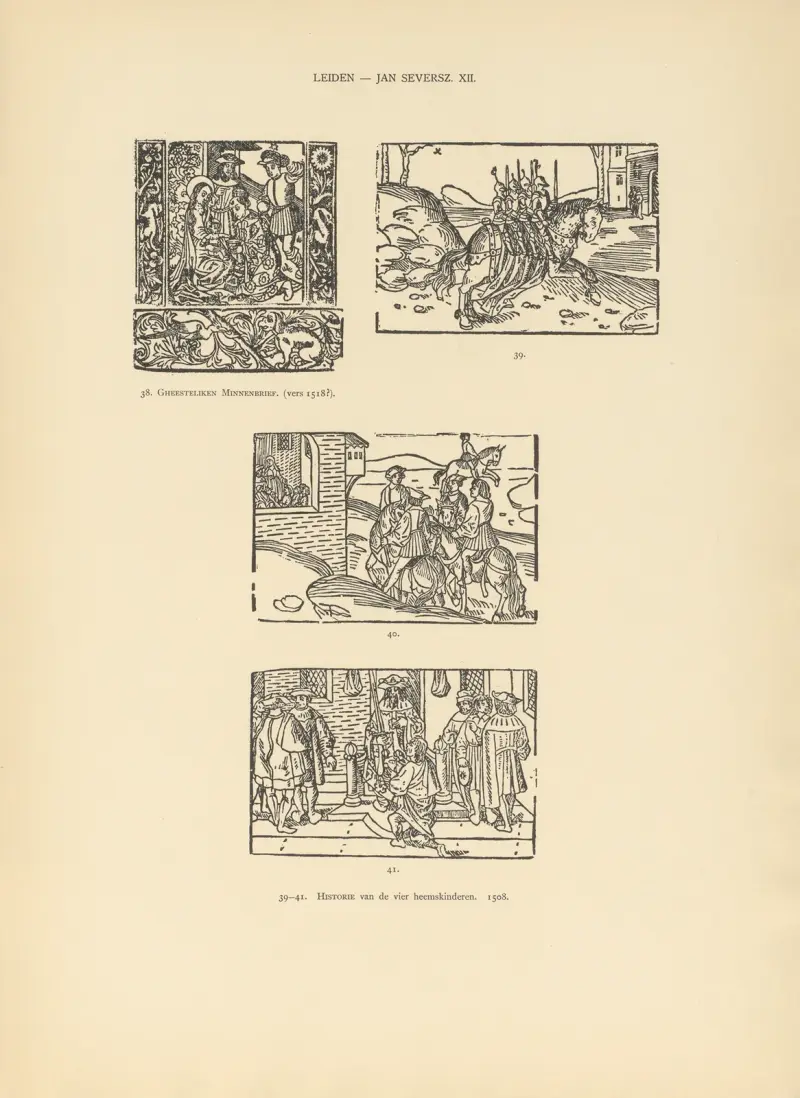 L’art typographique dans les Pays-Bas pendant les années 1500 à 1540 Pl.103 av Wouter Nijhoff