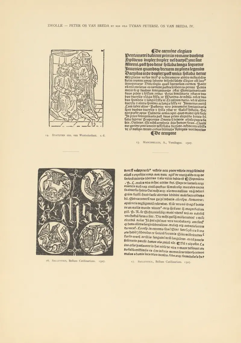 Die typografische Kunst in den Niederlanden in den Jahren 1500 bis 1540, Taf. 133 von Wouter Nijhoff