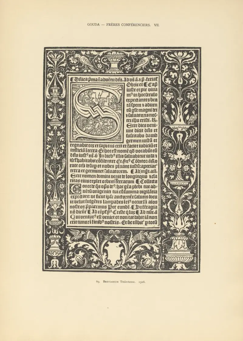 L’art typographique dans les Pays-Bas pendant les années 1500 à 1540 Pl.080 av Wouter Nijhoff