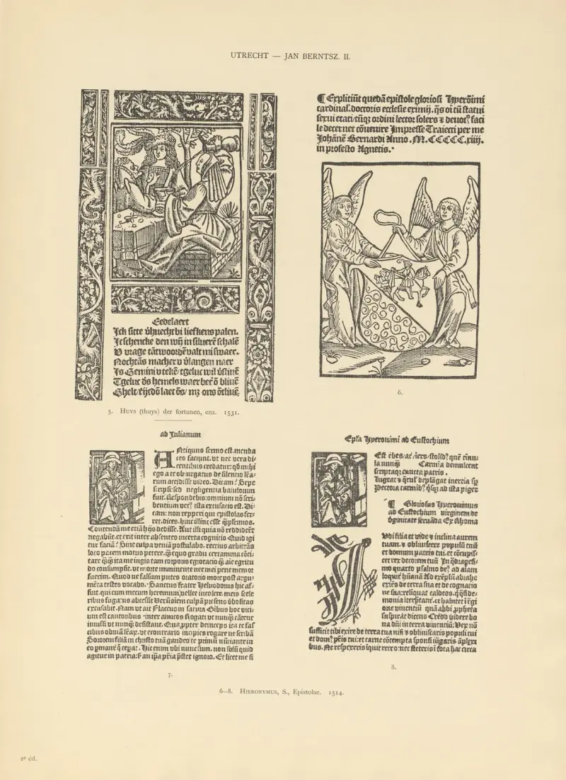 Die typografische Kunst in den Niederlanden in den Jahren 1500 bis 1540, Taf. 118 von Wouter Nijhoff