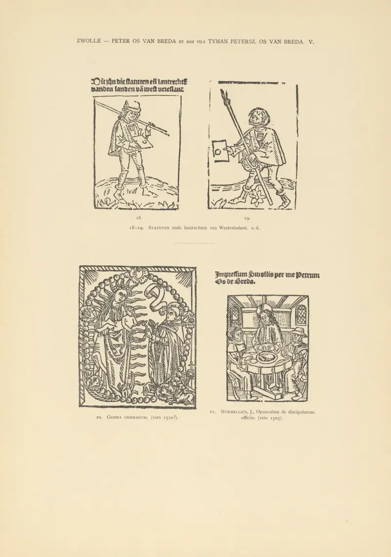 Den typografiska konsten i Nederländerna under åren 1500 till 1540, pl. 134 av Wouter Nijhoff
