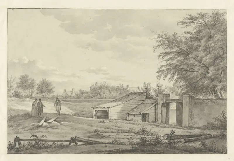Noorderbegraafplaats (de Punt), ingang. av Wybrand Hendriks