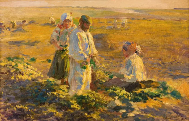 Beet-Lifting av Leon Wyczółkowski
