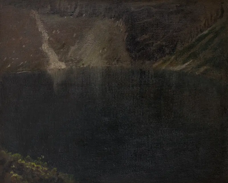 Der Schwarze See von Leon Wyczółkowski
