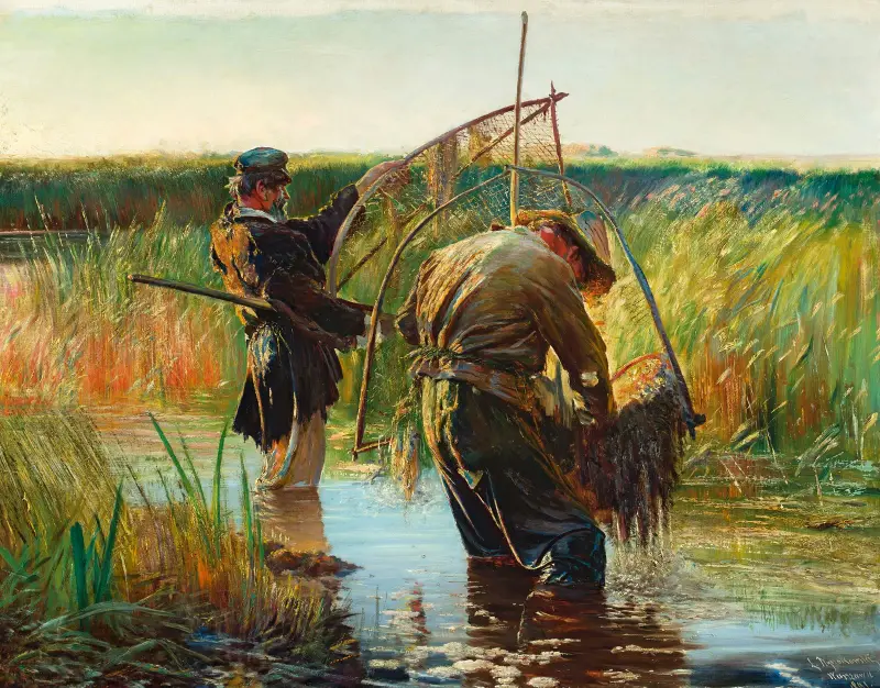 Fischer, 1891 von Leon Wyczółkowski