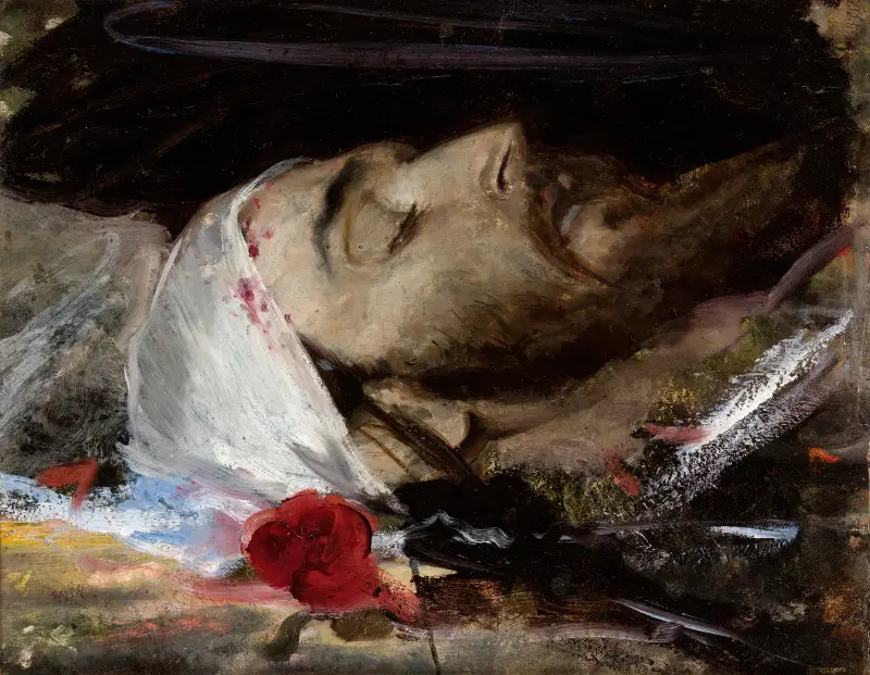 Christuskopf von Leon Wyczółkowski