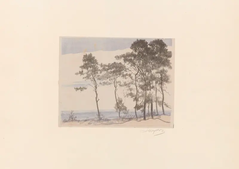 Małe sosny nr II, Leon Wyczółkowski