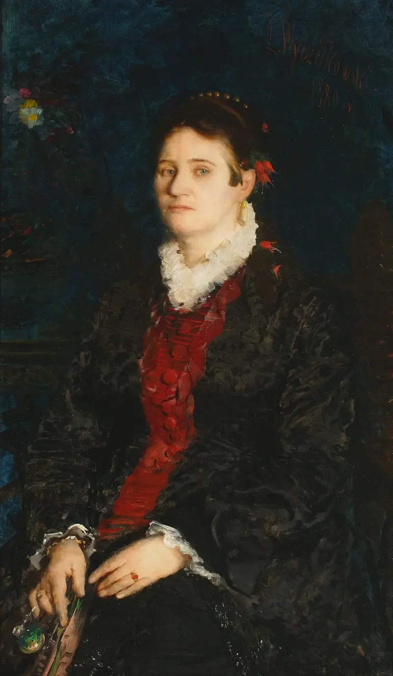 Portret kobiety, Leon Wyczółkowski