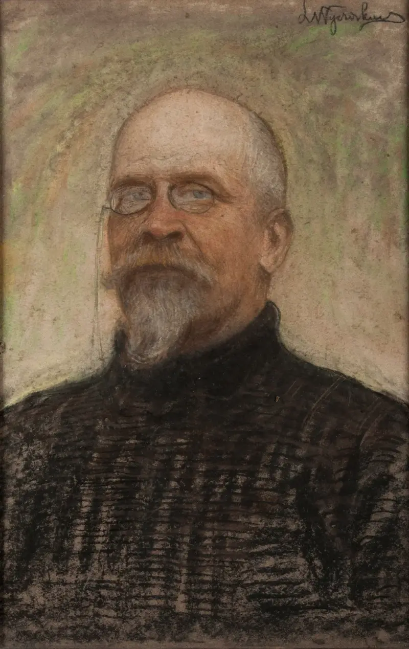 Porträt von Bruno Abdank-Abakanowicz von Leon Wyczółkowski