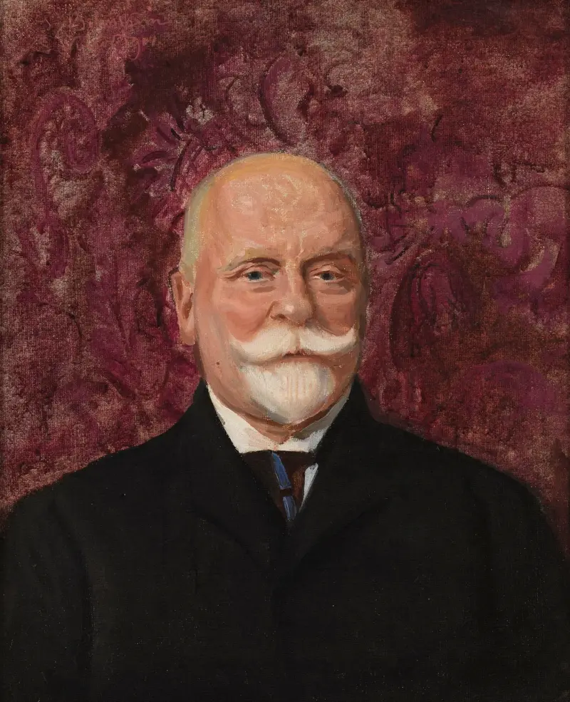 Porträtt av Leon Biliński av Leon Wyczółkowski