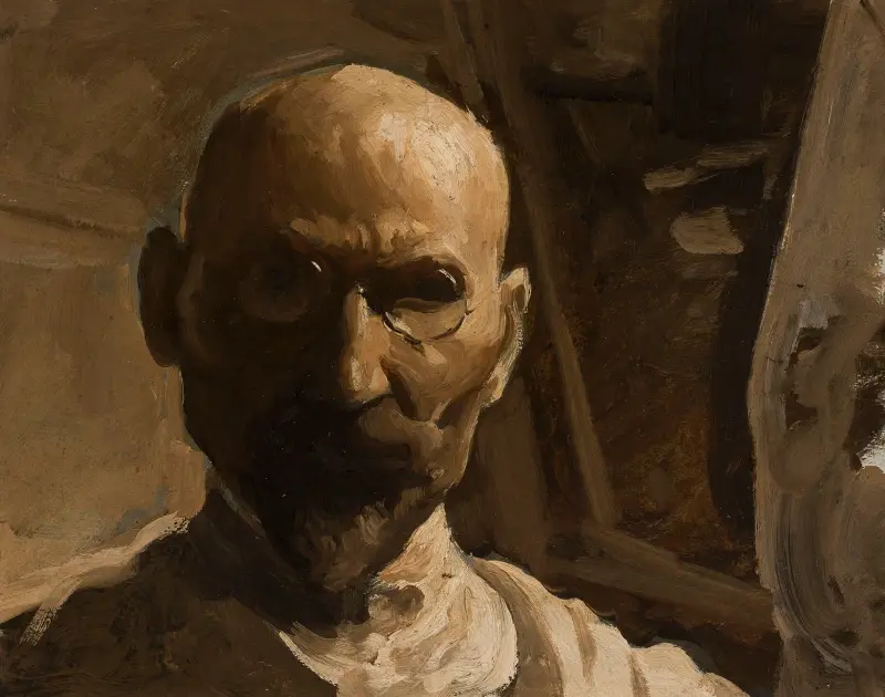 Autoportret, 1906, Leon Wyczółkowski