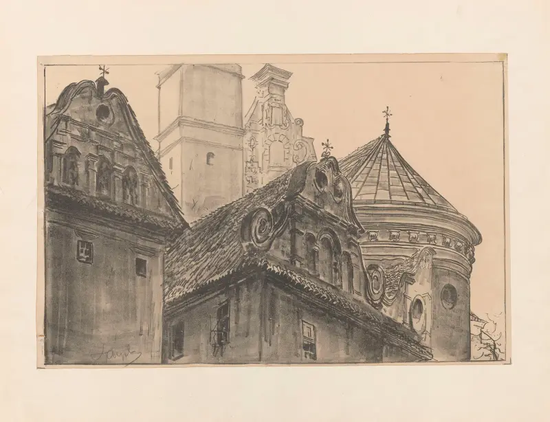 The Bernardines av Leon Wyczółkowski