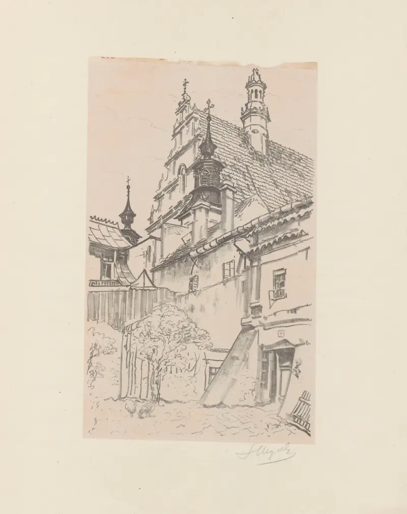 The Dominicans av Leon Wyczółkowski