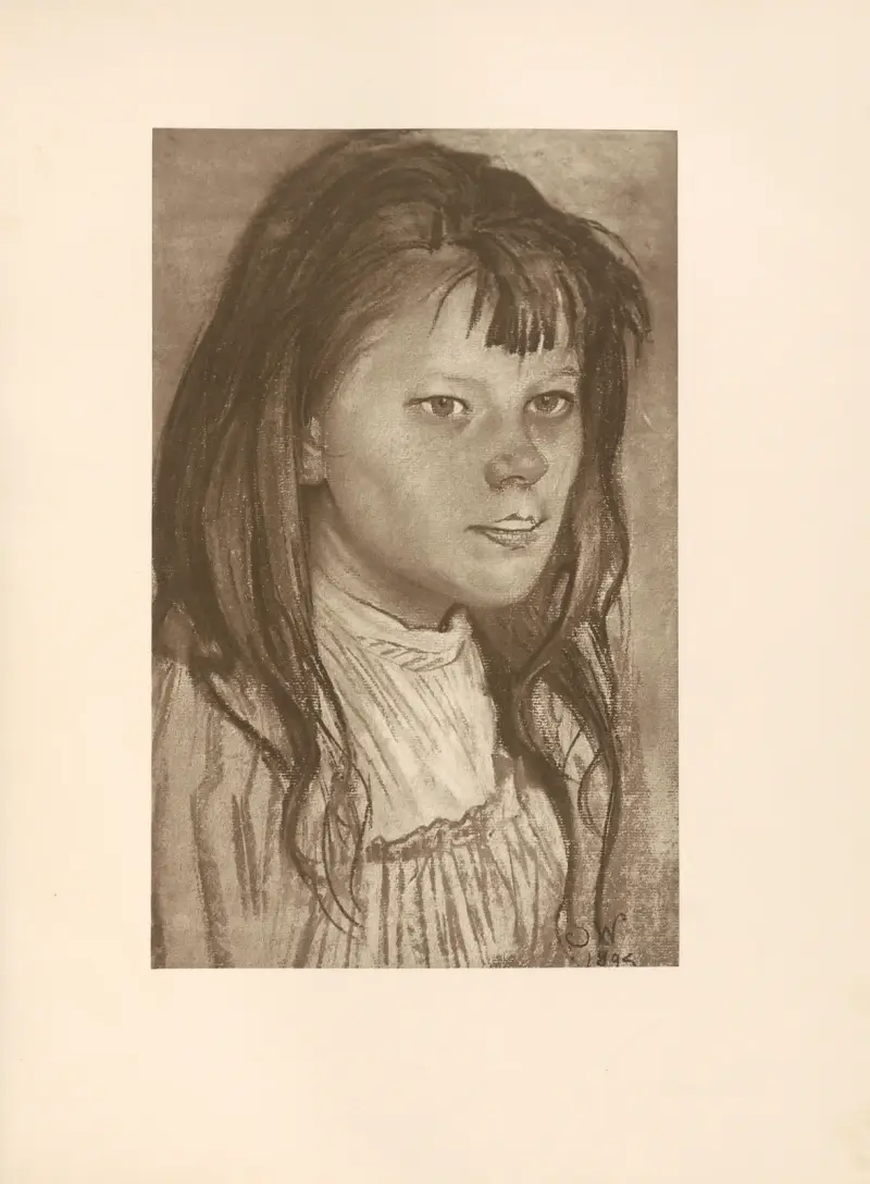 Flickhuvud av Stanisław Wyspiański