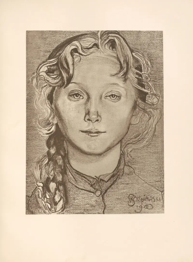 Flickhuvud av Stanisław Wyspiański