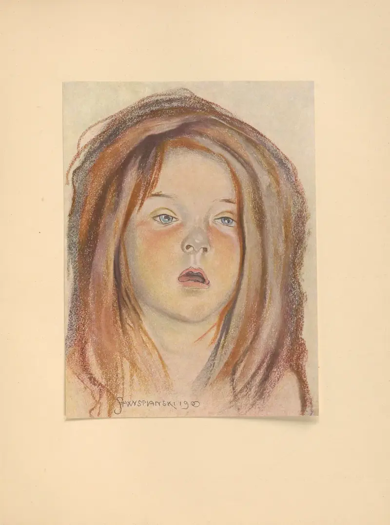 Kopf der kleinen Helena, 1900 – Nr. 2 von Stanisław Wyspiański