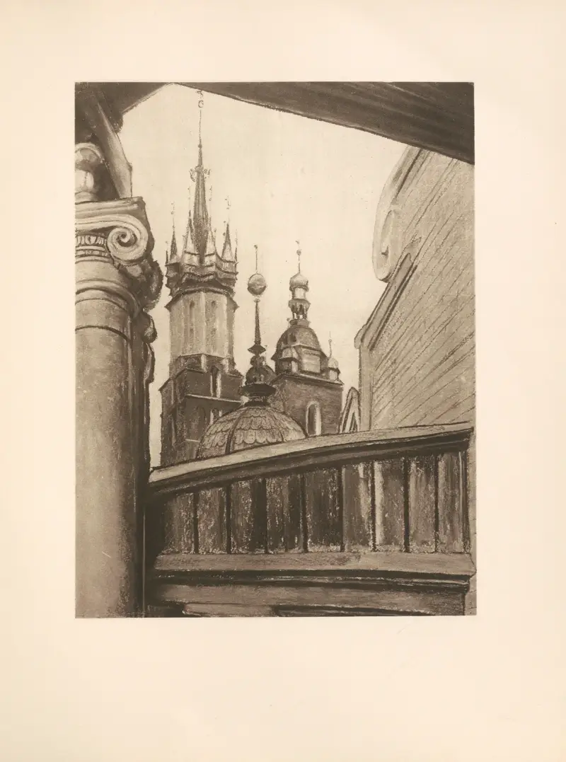 Mariakyrkan i Kraków av Stanisław Wyspiański