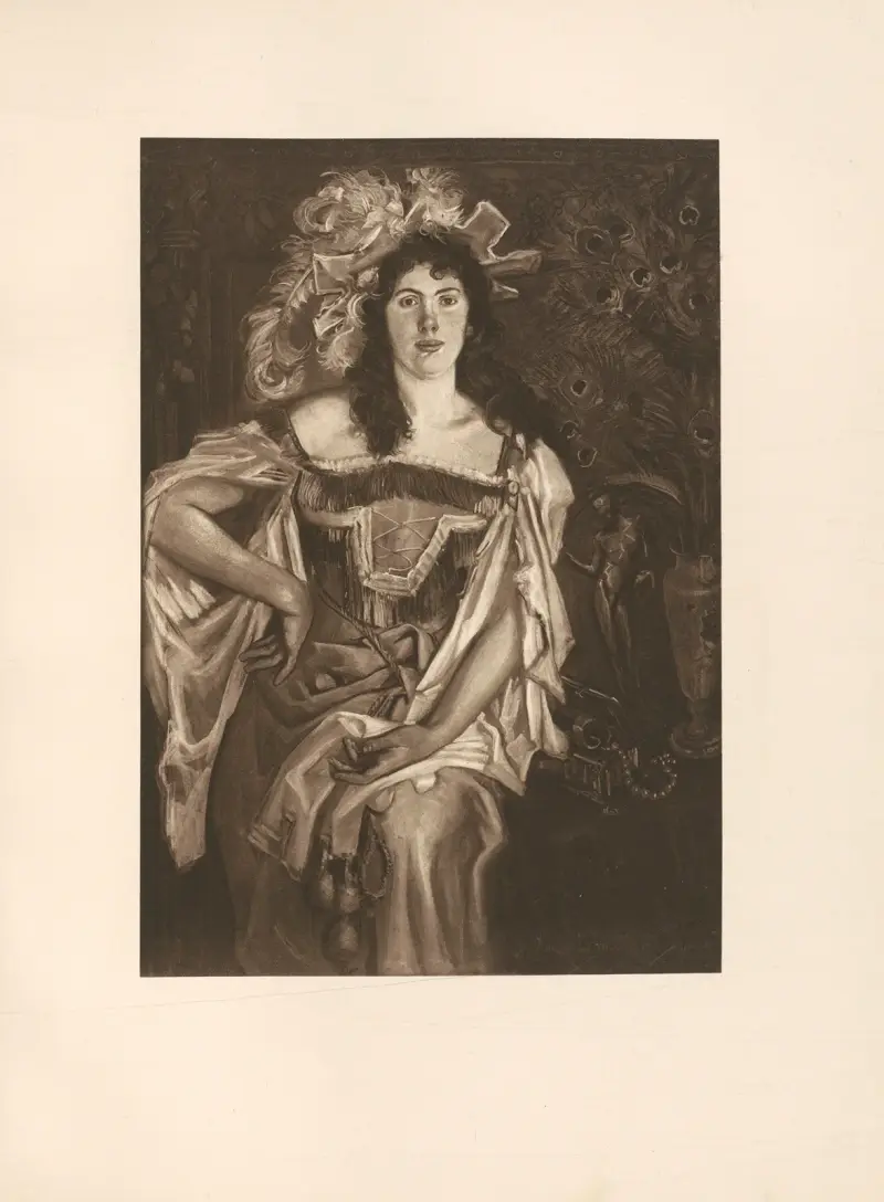 Porträt der H. Leszczyńska in der Rolle der Katharina von Stanisław Wyspiański