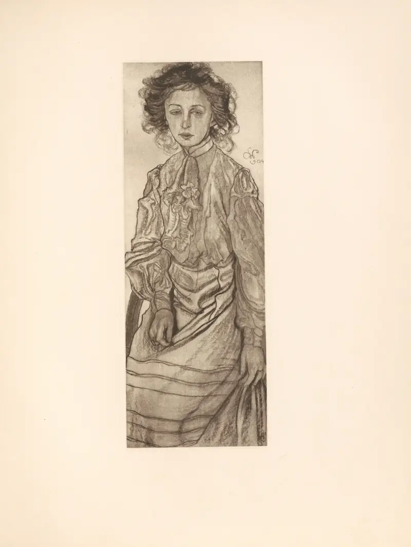 Porträtt av P. Krzysztalowiczowa av Stanisław Wyspiański